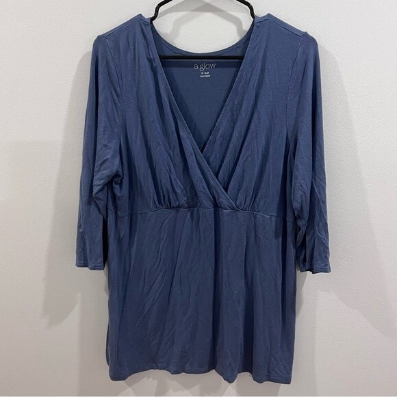 A:glow nursing maternity surplice top size XL - Picture 2 of 5